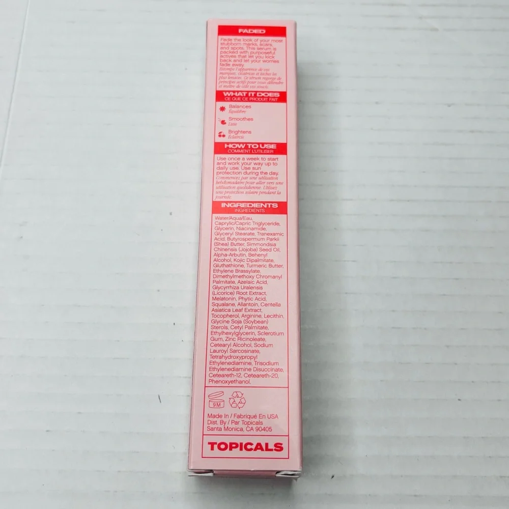 Topicals faded brightening